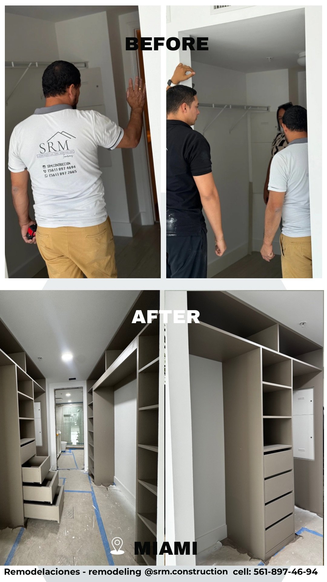 Antes y después · Interior residencial