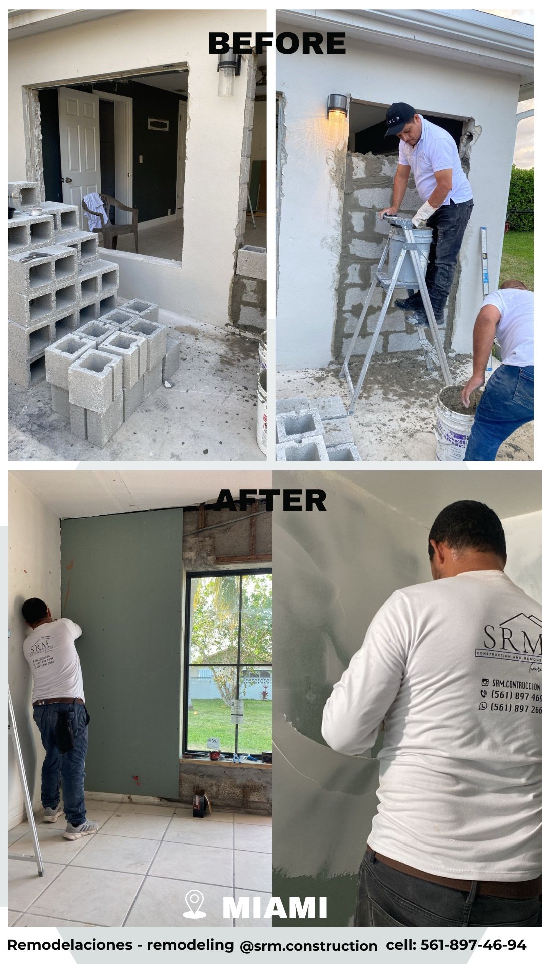 Antes y después · Área social