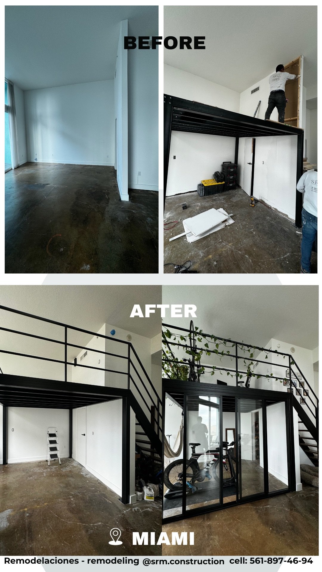 Antes y después · Remodelación completa